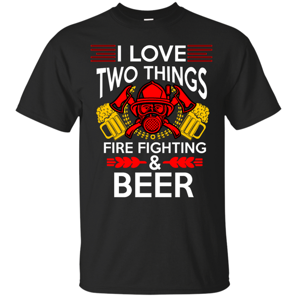 Firefighter - FIREFIGHTER AND BEER T Shirt & Hoodie