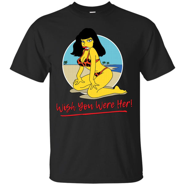 THE SIMPSONS - Wish You Were Her T Shirt & Hoodie
