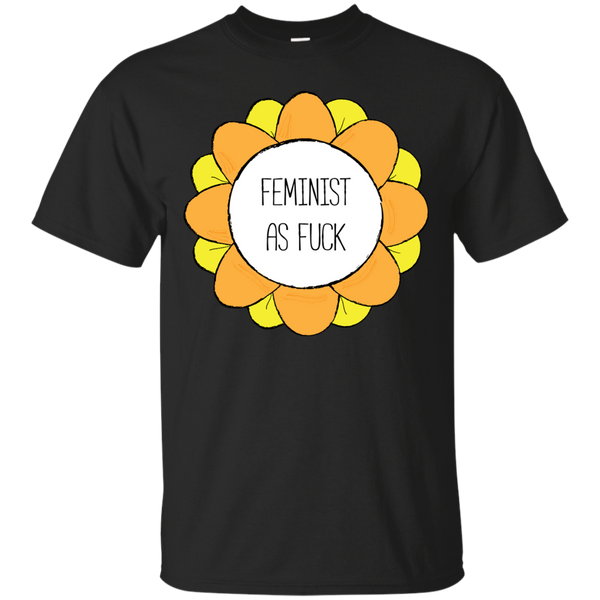 LGBT - Feminist As Fuck TShirt flowers T Shirt & Hoodie