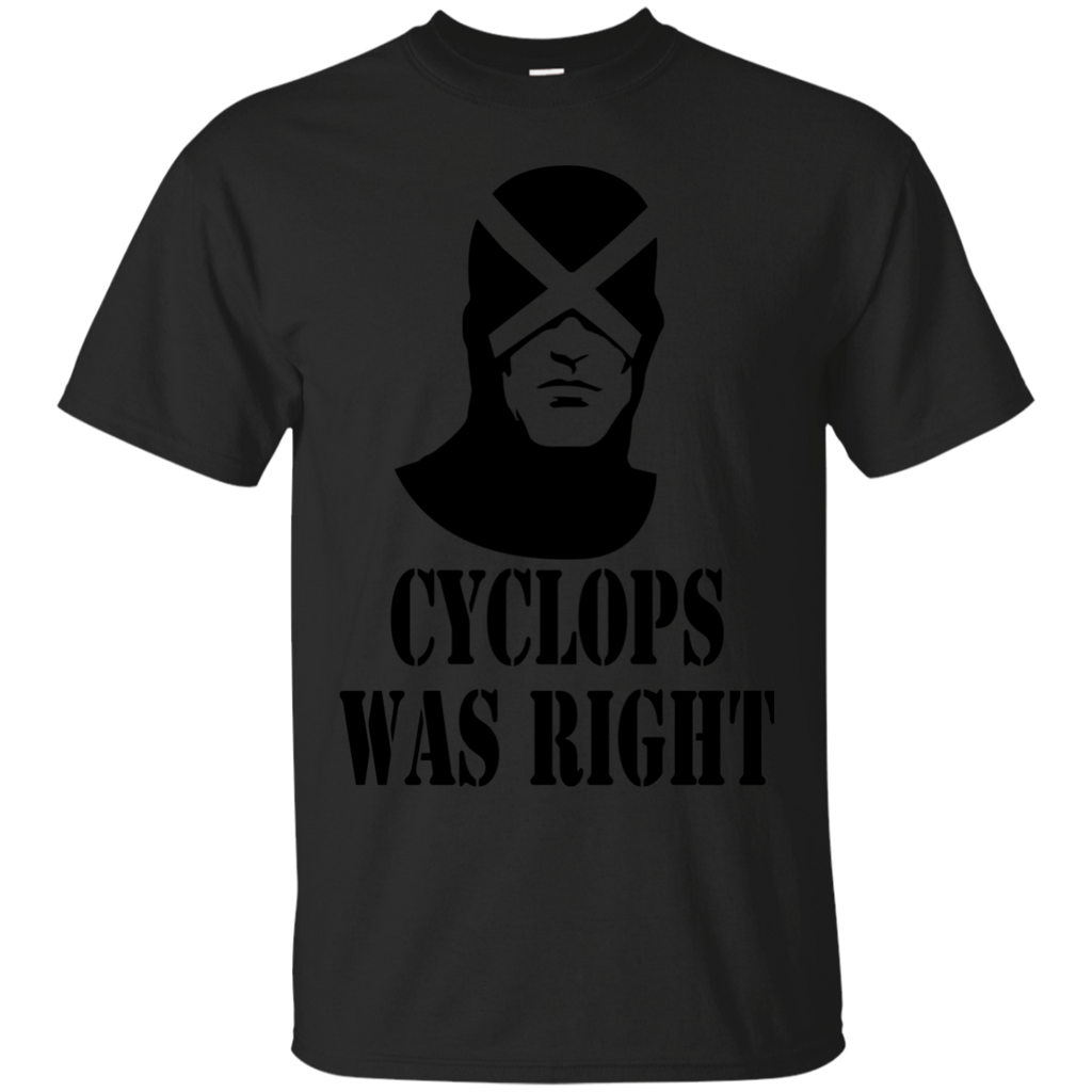 Marvel - Cyclops was right black x men T Shirt & Hoodie