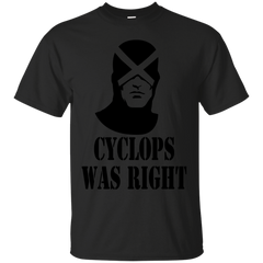 Marvel - Cyclops was right black x men T Shirt & Hoodie
