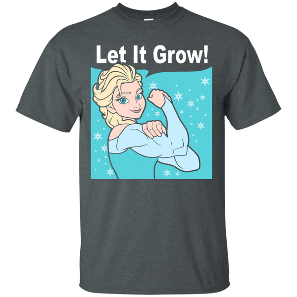 Yoga - FUNNY GYM ELSA LET IT GROW FROZEN FITNESS T shirt & Hoodie