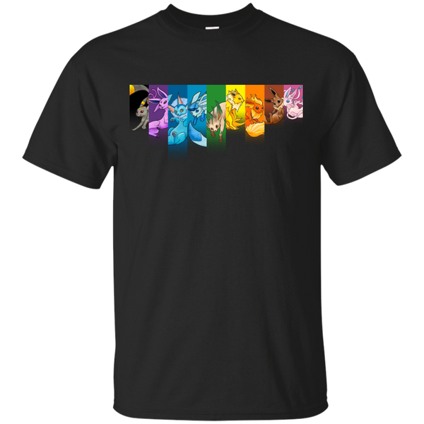 Eevee - Eeveelution Color Spectrum artistic T Shirt & Hoodie