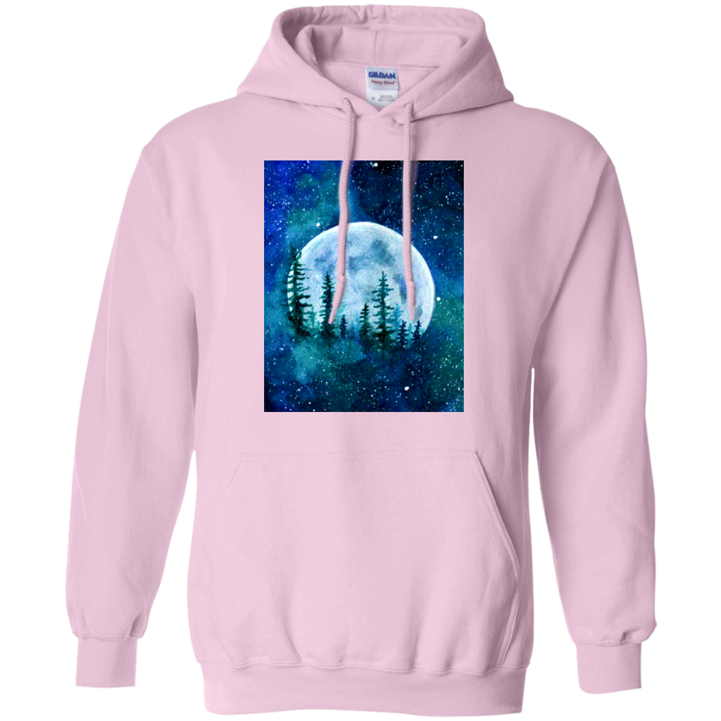 Camping - Moon and the Trees full moon T Shirt & Hoodie