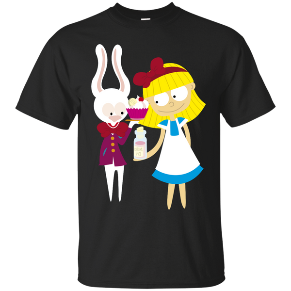 ALICE IN WONDERLAND - Alice and bunny T Shirt & Hoodie