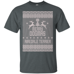 AIREDALE TERRIER - Merry Dogmas Airedale Terrier T Shirt & Hoodie