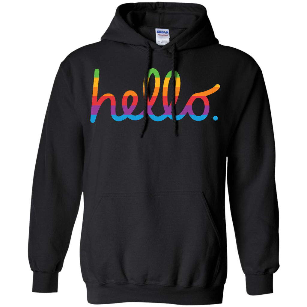 LGBT - hello lisa rainbow apple T Shirt & Hoodie