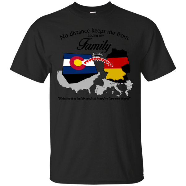 Father - No Distance Loving my Family  Colorado family T Shirt & Hoodie