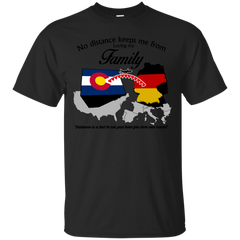 Father - No Distance Loving my Family  Colorado family T Shirt & Hoodie