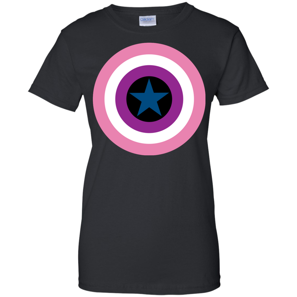LGBT - Genderfluid Pride  Captain America pride T Shirt & Hoodie