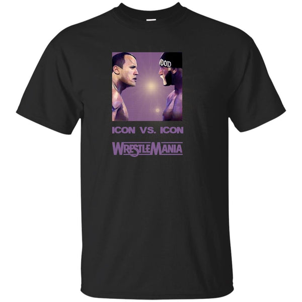 WRESTLEMANI THE ROCK HULK HOGAN - Icon vs Icon T Shirt & Hoodie