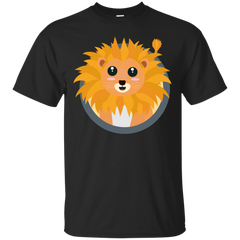 ANIMAL - Kawaii lion with circle T Shirt & Hoodie