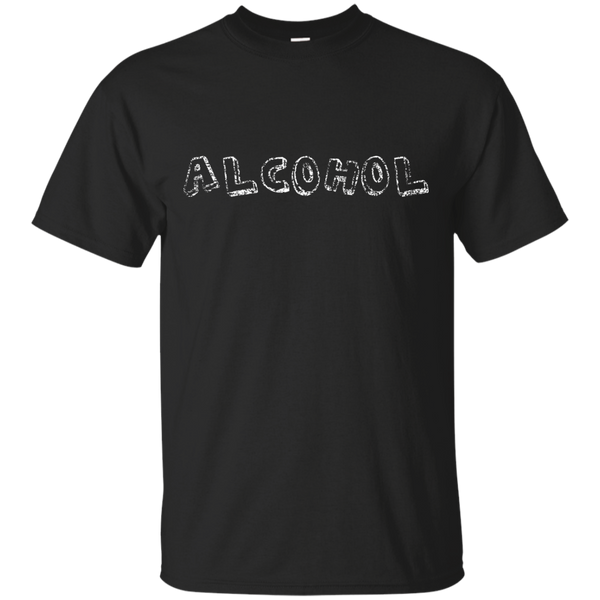 ALCOHOL - Alcohol Fun Font  Distressed T Shirt & Hoodie