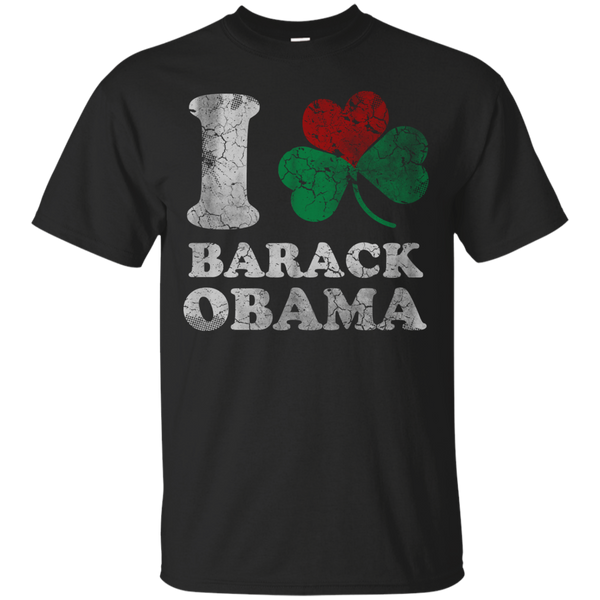 BARACK OBAMA - I Heart Shamrock Barack Obama T Shirt & Hoodie