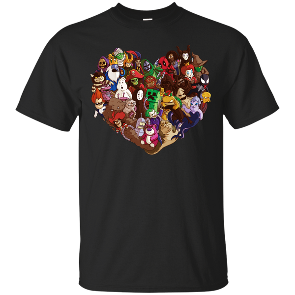 Deadpool - Villains Heart hook T Shirt & Hoodie