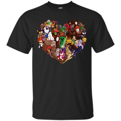 Deadpool - Villains Heart hook T Shirt & Hoodie