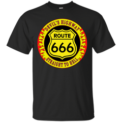 Biker - ROUTE 666 COLOUR T Shirt & Hoodie