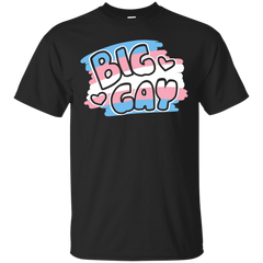 LGBT - BIG GAY trans pride colors trans pride T Shirt & Hoodie