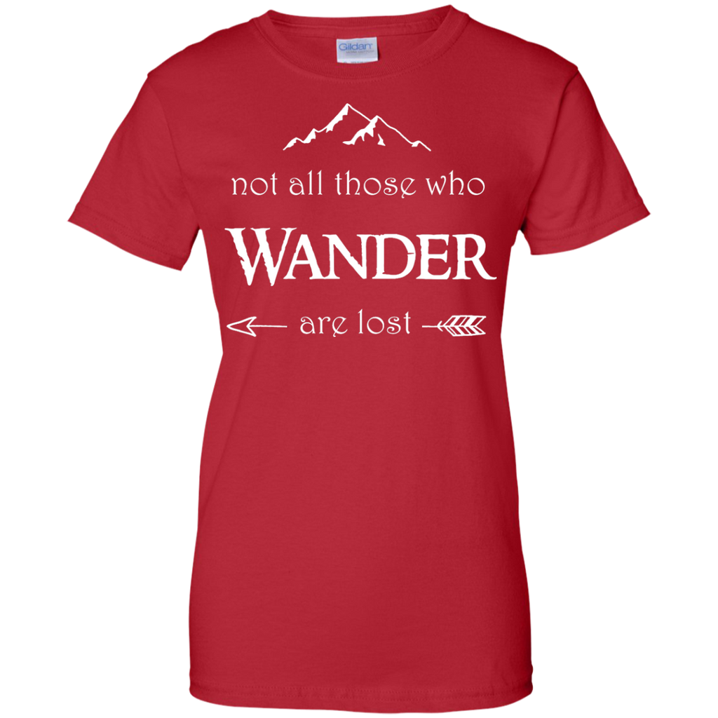 Camping - Not All Those Who Wander are Lost ring T Shirt & Hoodie