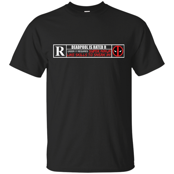 Marvel - Deadpool is Rated R guardians of the galaxy T Shirt & Hoodie