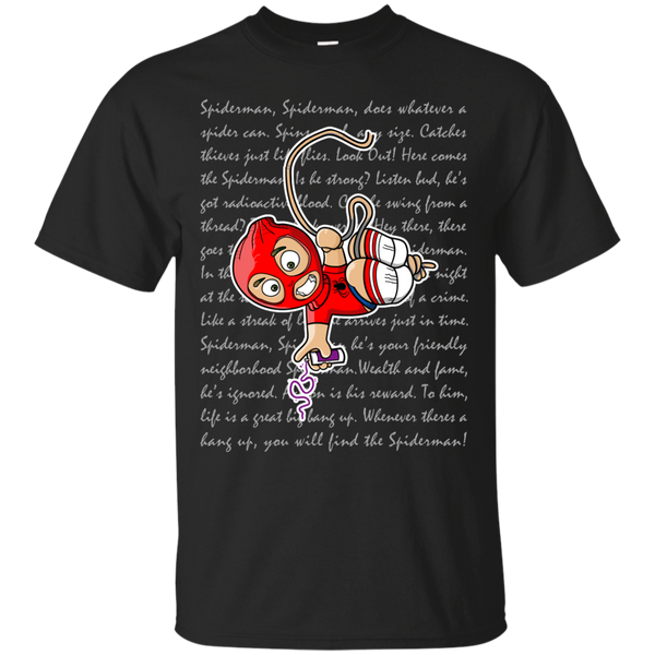 Marvel - Spiderman with theme song spiderman T Shirt & Hoodie