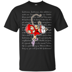 Marvel - Spiderman with theme song spiderman T Shirt & Hoodie