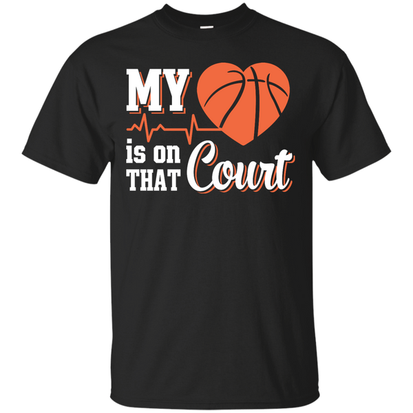 Mechanic - MY HEART IS ON THAT COURT BASKETBALL T Shirt & Hoodie