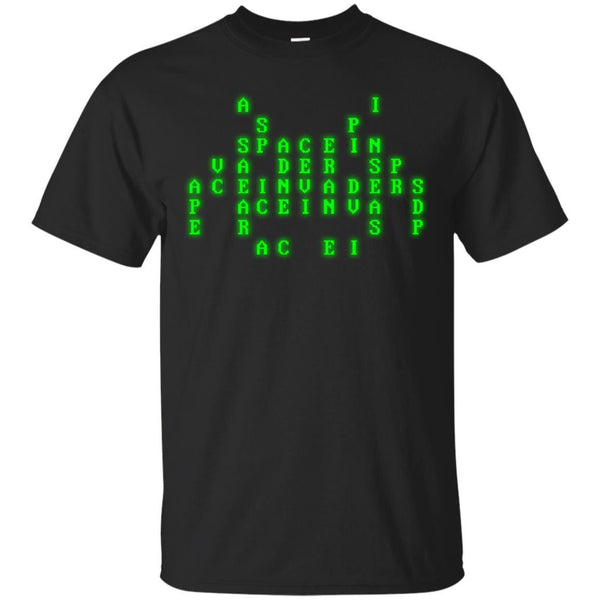 SPACE INVADERS - Text Invader T Shirt & Hoodie