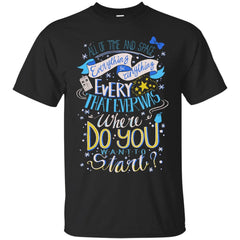 DOCTOR WHO - All of Time and Space Typography Quote T Shirt & Hoodie