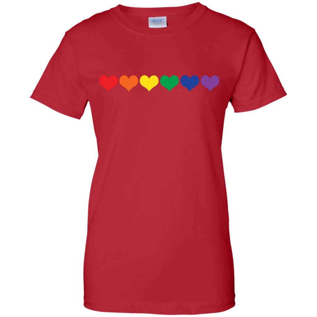 LGBT - LGBT Colored Hearts love hearts T Shirt & Hoodie
