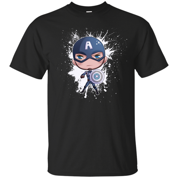 Marvel - Chibi Captain America comics T Shirt & Hoodie
