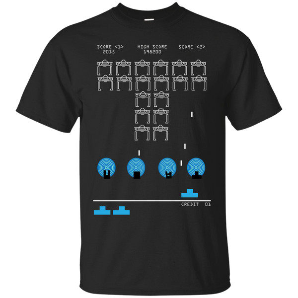 1980S - Tron Meets Space Invaders T Shirt & Hoodie