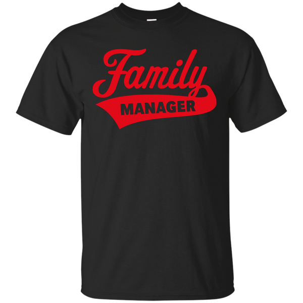 Mom - Family Manager  Red  T Shirt & Hoodie