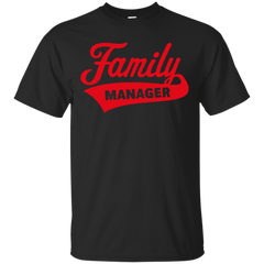 Mom - Family Manager  Red  T Shirt & Hoodie