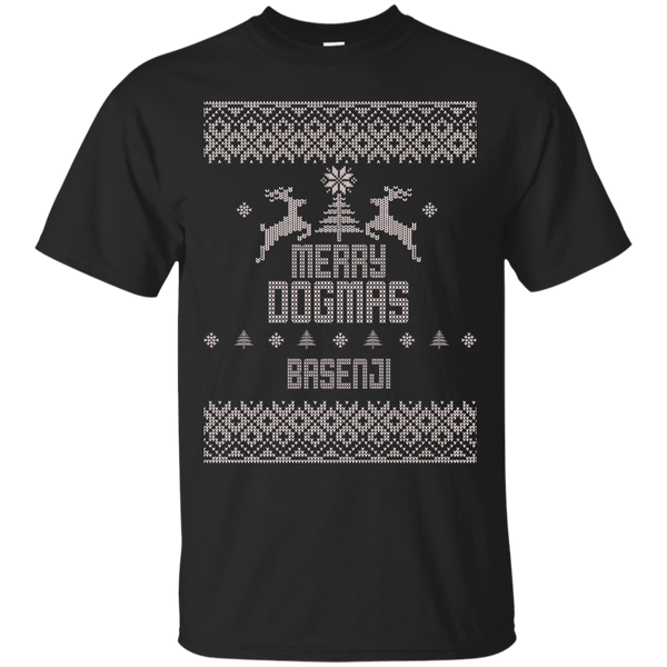 BASENJI - Merry Dogmas Basenji T Shirt & Hoodie