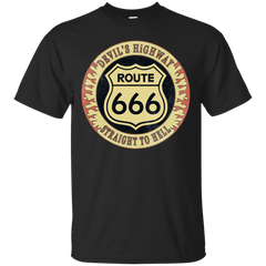 Biker - ROUTE 666 VINTAGE T Shirt & Hoodie