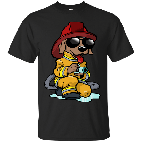 Firefighter - Firefighter cartoon dog T Shirt & Hoodie
