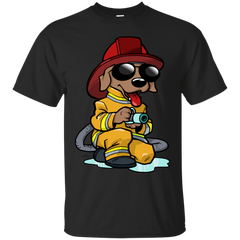 Firefighter - Firefighter cartoon dog T Shirt & Hoodie