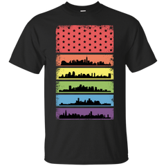 LGBT - LGBT Pride Rainbow City Skyline lgbt T Shirt & Hoodie