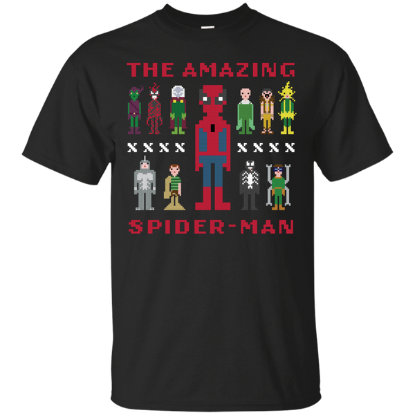 Marvel - Webslinger Ugly Sweater 8 bit T Shirt & Hoodie