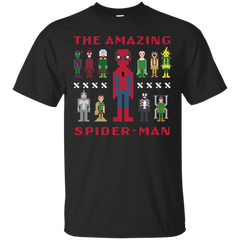 Marvel - Webslinger Ugly Sweater 8 bit T Shirt & Hoodie
