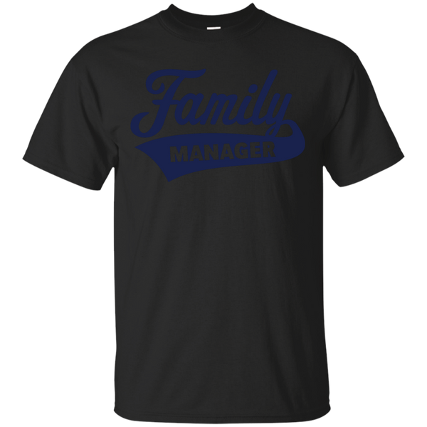 Mom - Family Manager  Navy  T Shirt & Hoodie