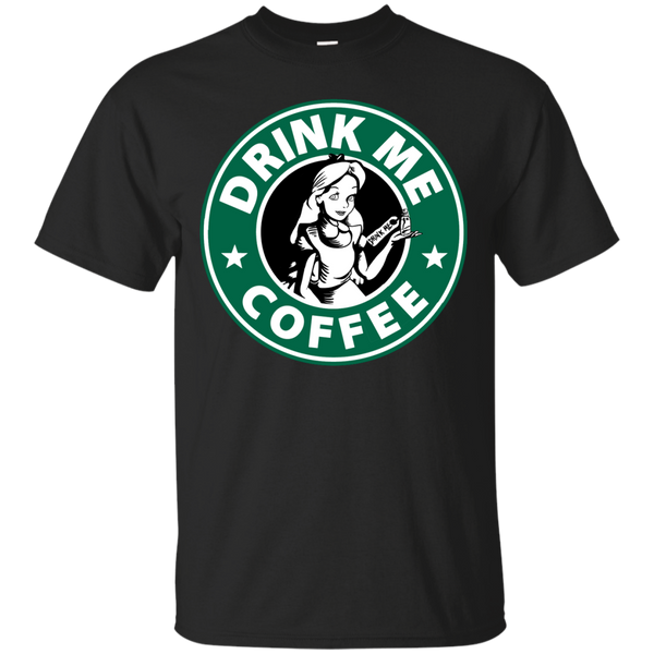 ALICE IN WONDERLAND DRINK ME - Alice In Wonderland Starbucks T Shirt & Hoodie