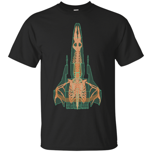 BATTLESTAR GALACTICA - Spaceship Skeletal Survey Viper MkII T Shirt & Hoodie
