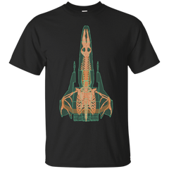 BATTLESTAR GALACTICA - Spaceship Skeletal Survey Viper MkII T Shirt & Hoodie