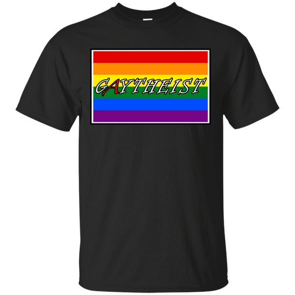 LGBT - GAYTHEIST SHIRT LGBT GAY LESBIAN ATHEIST DESIGN religious liberty T Shirt & Hoodie
