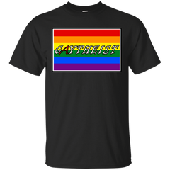 LGBT - GAYTHEIST SHIRT LGBT GAY LESBIAN ATHEIST DESIGN religious liberty T Shirt & Hoodie