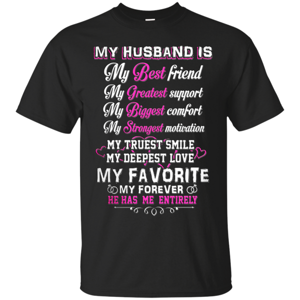 Father - My Husband is my best friend wife T Shirt & Hoodie