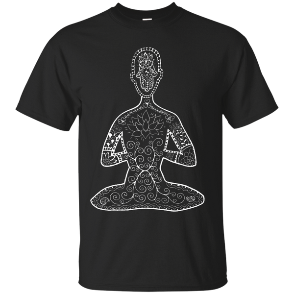 Yoga - Namaste White Lines T Shirt & Hoodie
