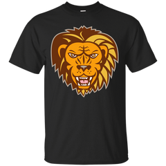 ANGRY LION BIG CAT GROWLING HEAD RETRO - Angry Lion Big Cat Growling Head Retro T Shirt & Hoodie